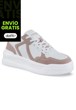 Tenis Casuales Danz Blanco-Rosa Croydon Para Mujer