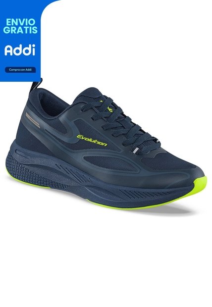 Tenis Running Dafet Azul Osc Croydon Para Hombre