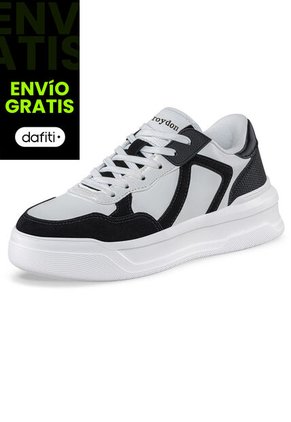 Tenis Casuales Danz Blanco-Negro Croydon Para Mujer