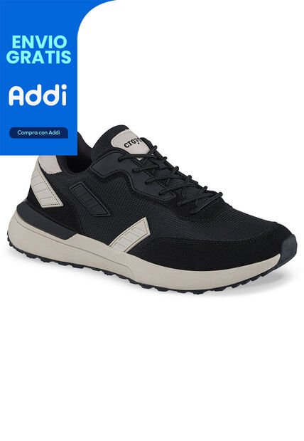 Tenis Urbanos Nexo Negro Croydon Para Hombre