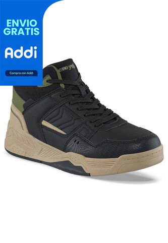 Tenis Urbanos Tiludo Negro Croydon Para Hombre Croydon
