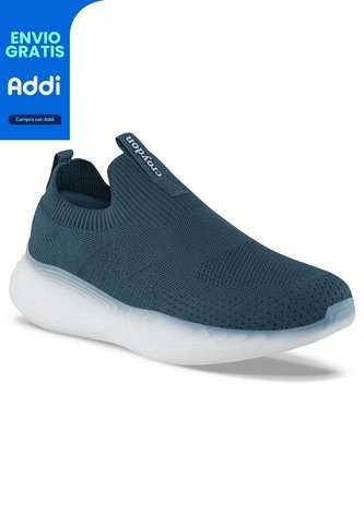 Tenis Para Caminar Shimin Azul Osc Croydon Para Hombre Croydon
