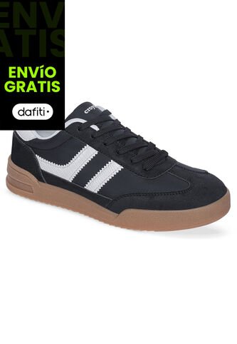Tenis Casuales Lizon Negro Croydon Para Mujer Croydon