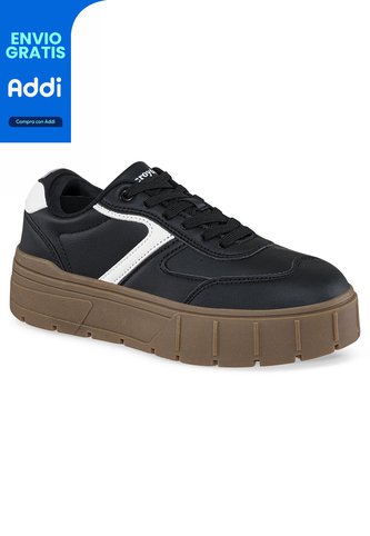 Tenis Quinter Negro-Blanco Croydon Para Mujer Croydon