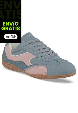 Tenis Casuales Zebar Azul Croydon Para Mujer Croydon