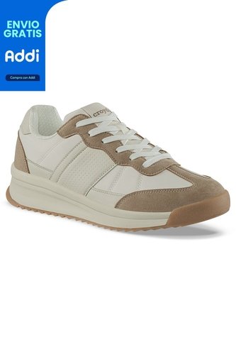 Tenis Urbanos Arcai Beige Croydon Para Hombre Croydon
