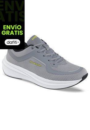 Tenis Running Nock Gris Croydon Para Hombre