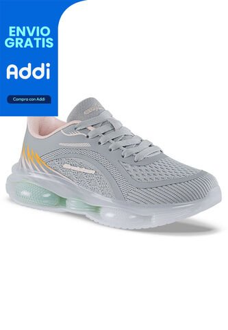 Tenis Running Lumo Gris Osc Croydon Para Mujer Croydon
