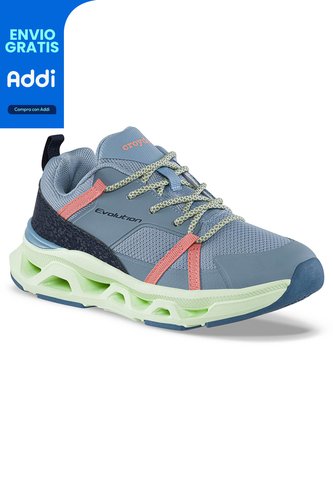 Tenis Running Manrol Azul Croydon Para Niña Croydon