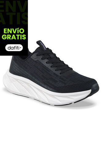 Tenis Running Hebar Negro-Blanco Croydon Para Mujer Croydon