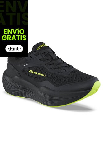 Tenis Running Zimon Negro Croydon Para Hombre Croydon