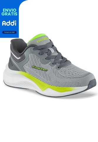 Tenis Running Coffer Gris Croydon Para Niño Croydon