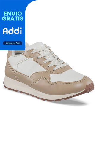 Tenis Asiya Beige Croydon Para Mujer Croydon