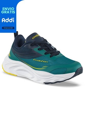 Tenis Running Jubil Verde Croydon Para Niño Croydon