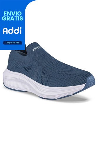 Tenis Para Caminar Wefer Azul Osc Croydon Para Mujer Croydon