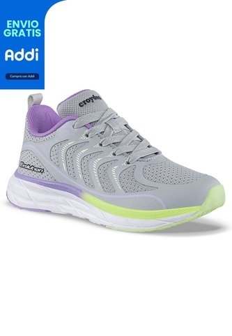 Tenis Running Qorife Gris Croydon Para Niña Croydon
