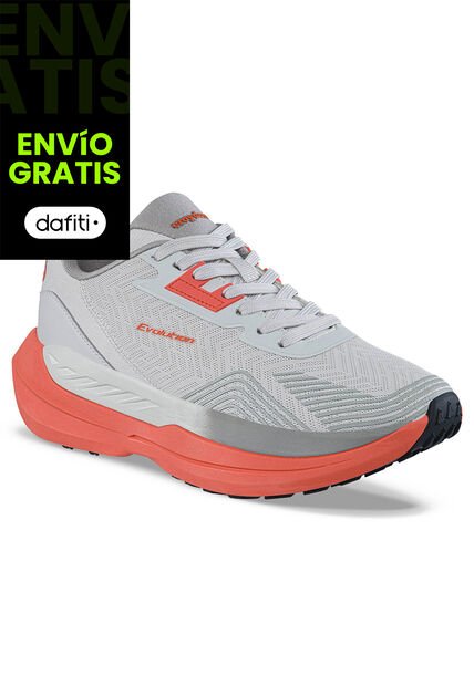 Tenis Running Temon Gris Croydon Para Hombre