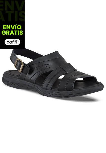 Sandalias Abiel Negro Para Hombre Croydon