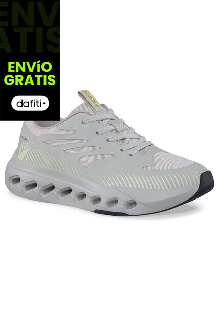 Tenis Running Refog Gris Croydon Para Hombre