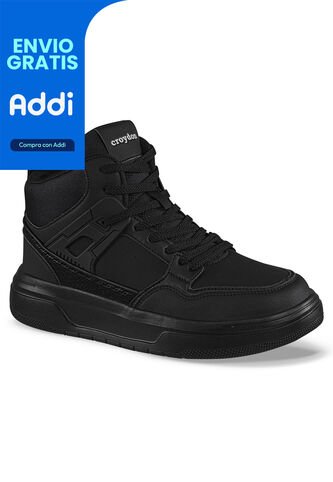 Tenis Urbanos Romalier Negro Croydon Para Hombre Croydon