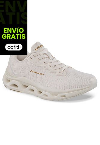 Tenis Running Hazer Beige Croydon Para Mujer Croydon