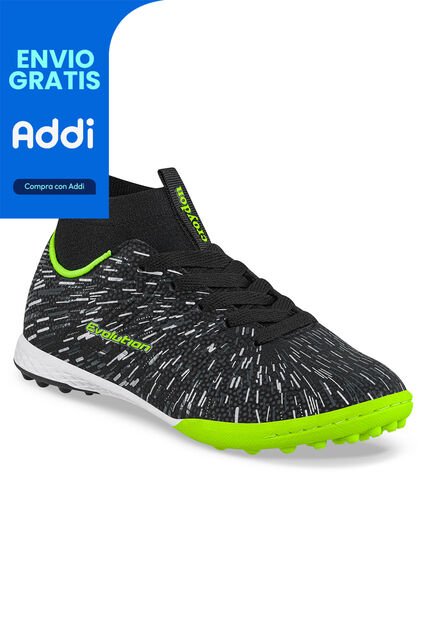 Guayos Sintética Helic Negro Croydon Para Niño