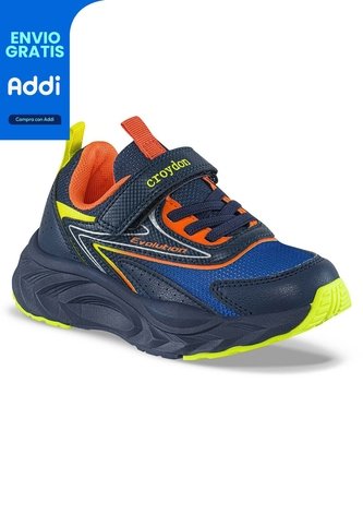 Tenis Running Repal Azul Osc Croydon Para Niño Croydon