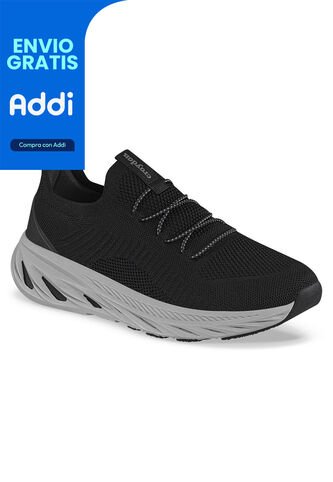 Tenis Para Caminar Sefican Negro Croydon Para Hombre Croydon