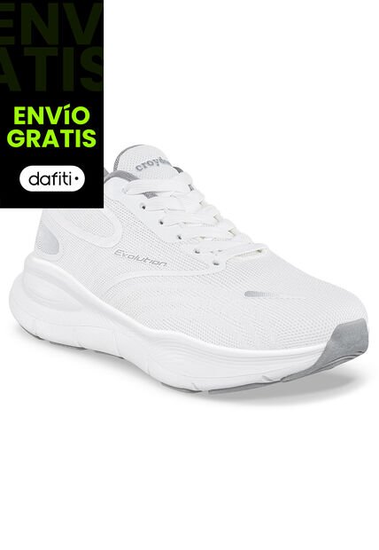 Tenis Running Potema Blanco Croydon Para Mujer