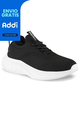 Tenis Para Caminar Sonivo Negro-Blanco Croydon Para Hombre Croydon