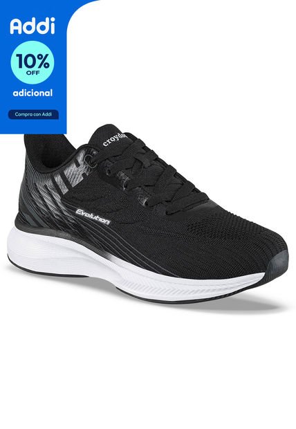 Tenis Running Lixu Negro Para Hombre Croydon