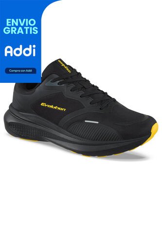Tenis Running Glad Negro Croydon Para Hombre Croydon