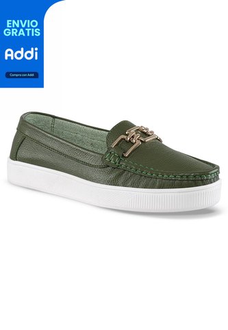 Mocasines Milly Verde Croydon Para Mujer Croydon