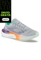Tenis Running Mupu Gris-Naranja Croydon Para Mujer de Croydon