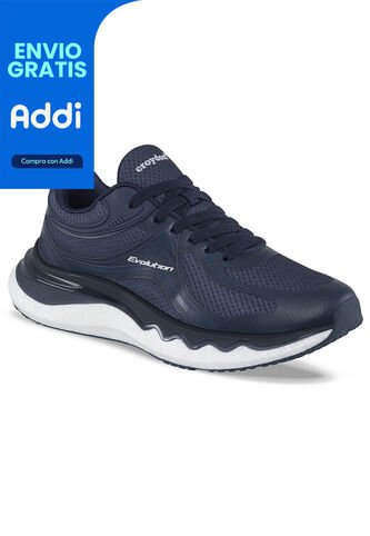 Tenis Running Vira Azul Osc Croydon Para Hombre Croydon