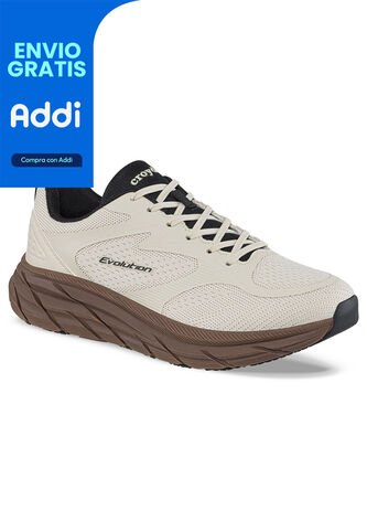 Tenis Running Kelt Beige Croydon Para Hombre Croydon