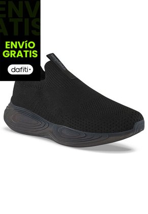 Tenis Para Caminar Shimin Negro Croydon Para Hombre
