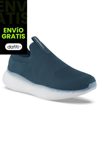 Tenis Para Caminar Shimin Azul Osc Croydon Para Hombre Croydon