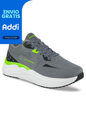 Tenis Running Goder Gris Croydon Para Hombre Croydon