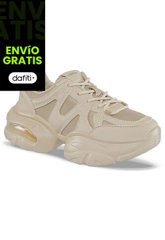 Tenis Urbanos Rini Beige Croydon Para Mujer Croydon