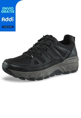 Zapatos Outdoor Hudson Negro Croydon Para Hombre Croydon