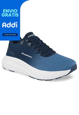 Tenis Running Datil Azul Croydon Para Hombre Croydon