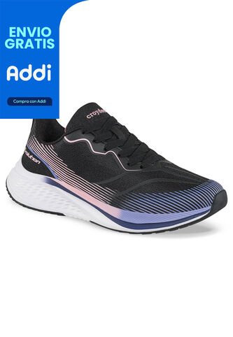 Tenis Running Jupit Negro Croydon Para Mujer Croydon