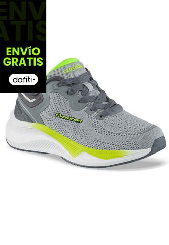 Tenis Running Coffer Gris Croydon Para Niño Croydon