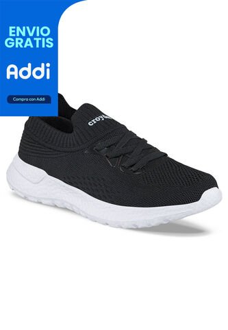 Tenis Para Caminar Azaley Negro Croydon Para Mujer Croydon