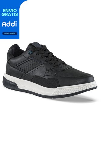 Tenis Urbanos Baxter Negro Croydon Para Hombre Croydon