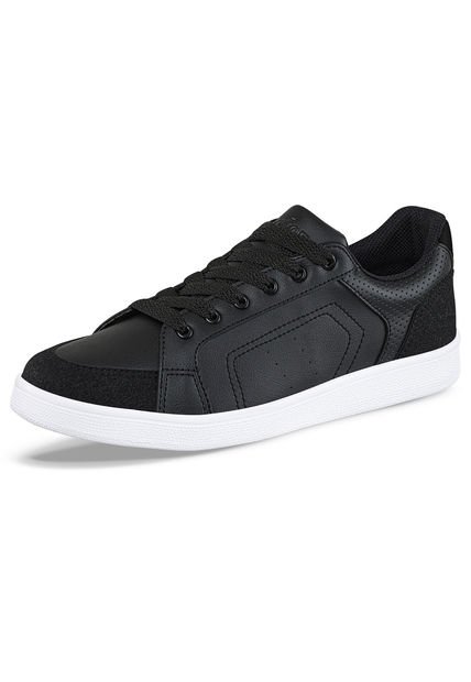 Tenis Urbanos Machado Negro Para Hombre Croydon