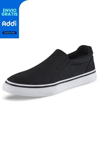 Tenis Casuales Way Negro Croydon Para Hombre Croydon