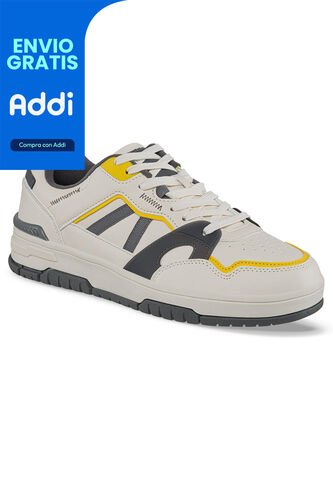 Tenis Urbanos Clux Beige-Ama Croydon Para Hombre Croydon