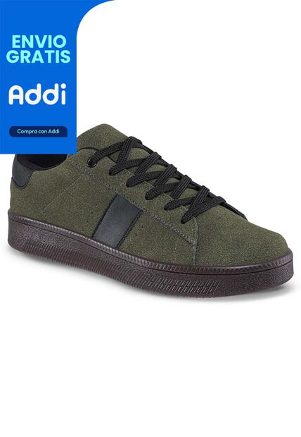 Tenis Urbanos Derick Verde Croydon Para Hombre